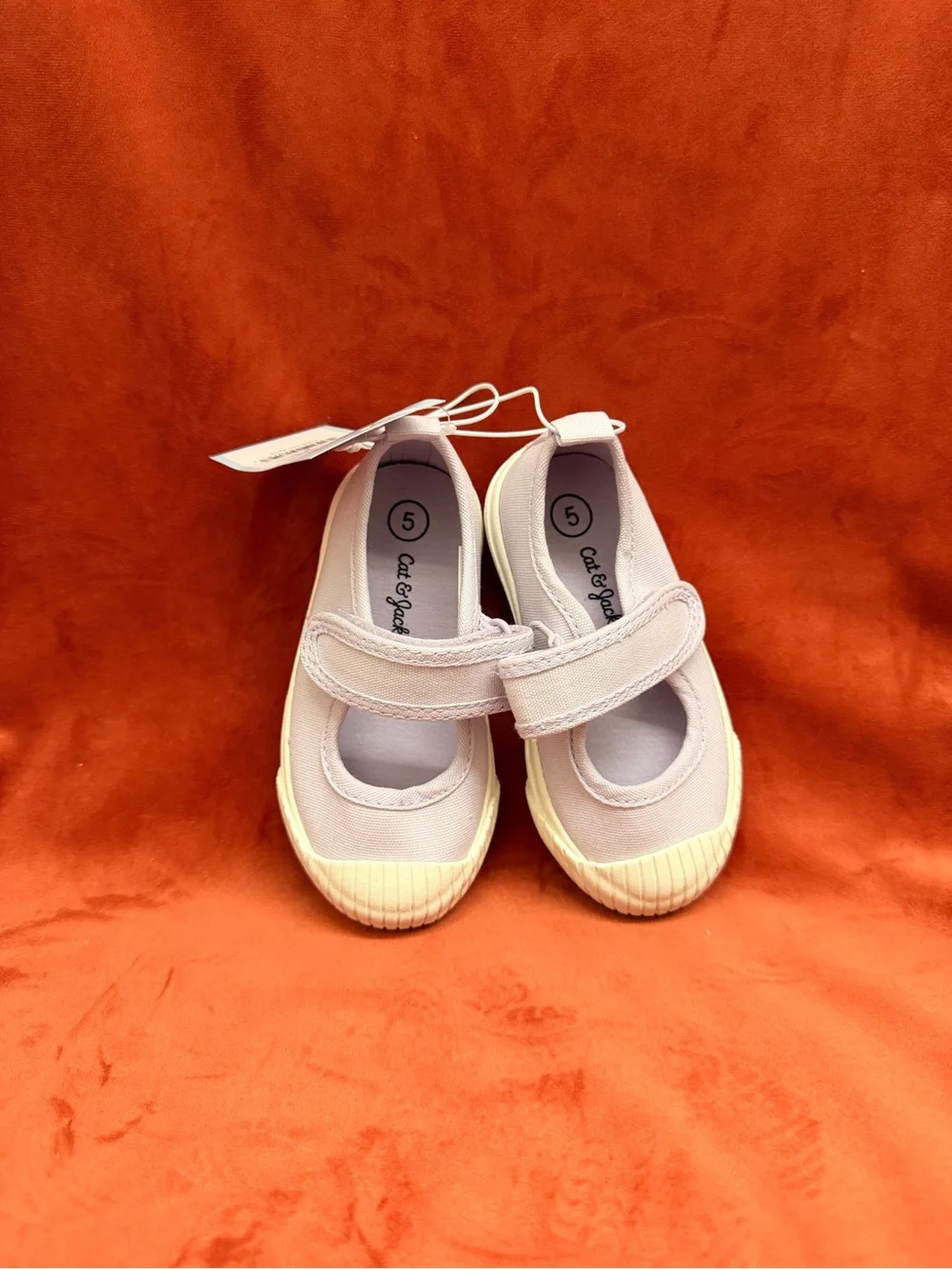 Cat & Jack Light Purple Mary Jane Canvas Sneakers
